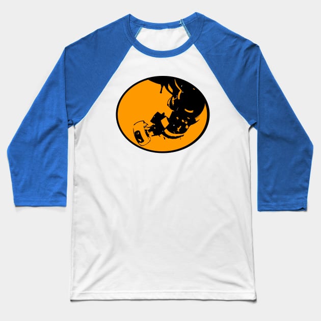 GLaDOS Lives Baseball T-Shirt by darthspaz